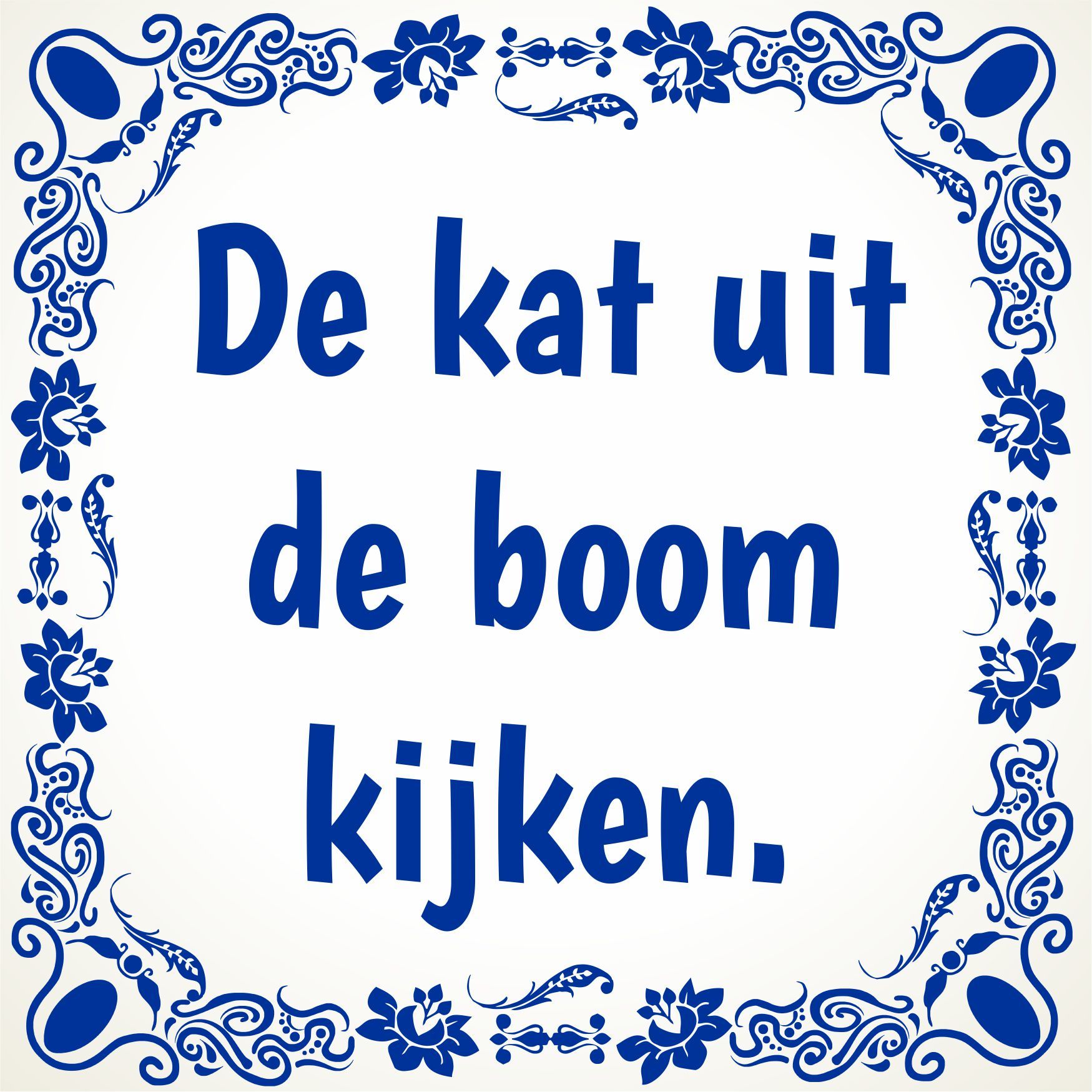 De kat uit de boom kijker Cre Edith De kat uit de boom kijker Cre Edith